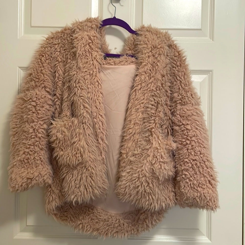 Teddy coat, faux fur, warm & comfy